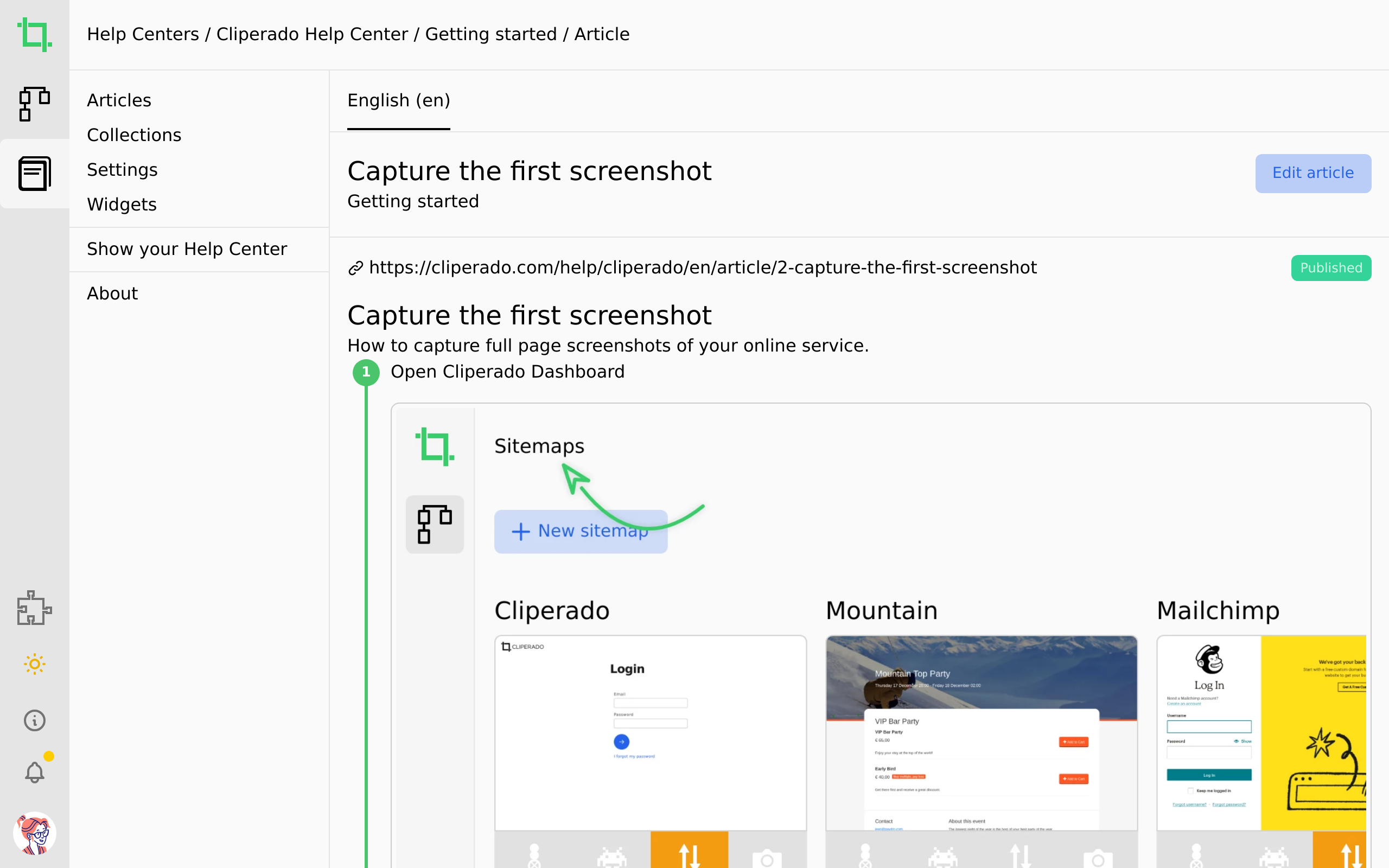 Create and maintain website screenshots automatically (Automated screenshots)
